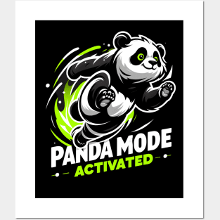 "Panda Power: Ready for Action" Posters and Art